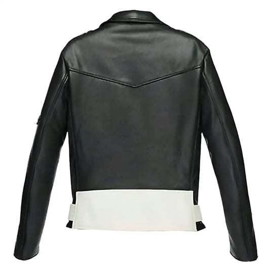 Men's Black Brando Leather Motorcycle Jacket