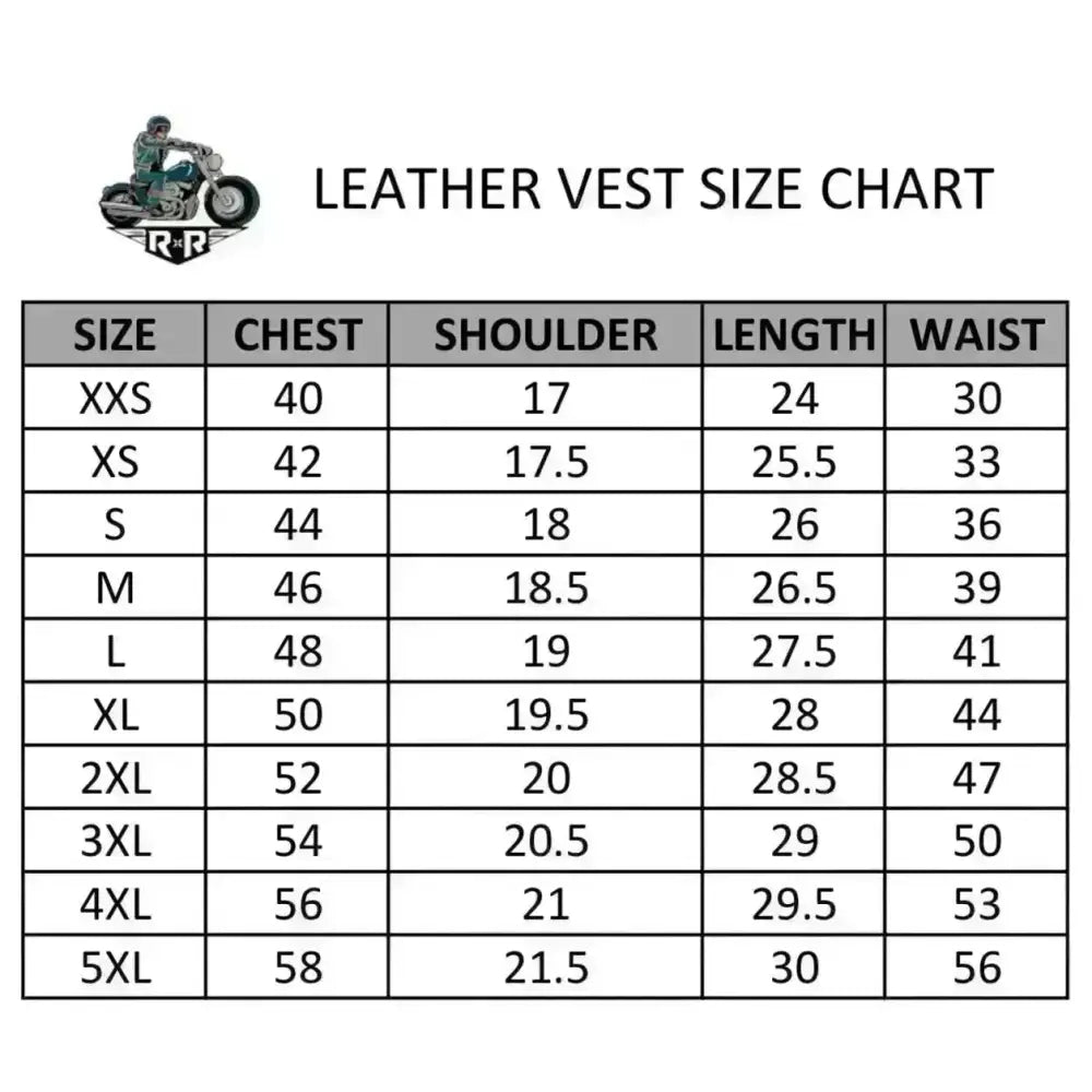 Men’s Vintage Brown Motorcycle Leather Vest